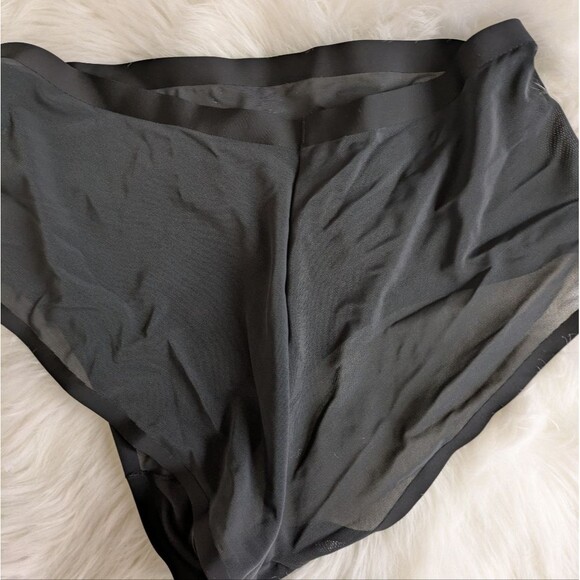 CUUP Black High-Waisted Women's Briefs Mesh Size 5 / XL - Picture 4 of 4